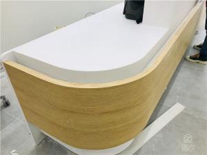 浅析使用木纹膜给圆弧角的桌子贴膜改色的方法和技巧